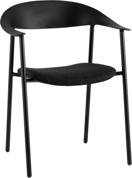 Изображение товара Стул Stool Group Eila с подушкой PC018-C (пластик, черный)