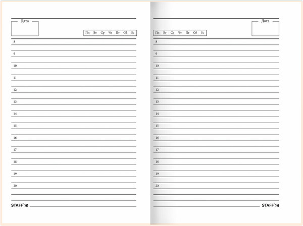 Изображение товара Ежедневник Staff 115565 (160л)