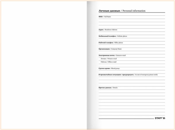 Изображение товара Ежедневник Staff 115565 (160л)