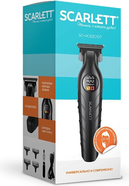 Изображение товара Машинка для стрижки волос Scarlett SC-HC63C107