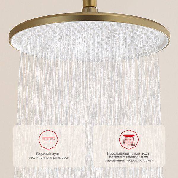 Изображение товара Душевая система со смесителем Raglo R20.24.03