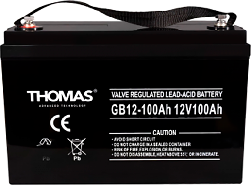 Изображение товара Аккумуляторная батарея THOMAS GB 12-100Ah 12V100Ah