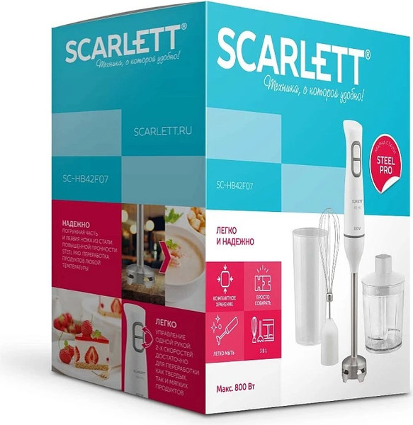 Изображение товара Блендер погружной Scarlett SC-HB42F07