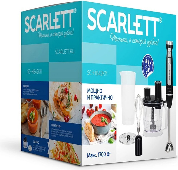 Изображение товара Блендер погружной Scarlett SC-HB42K11