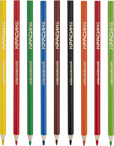 Изображение товара Набор акварельных карандашей Красин Айвазовский / КР-181000 (18цв)