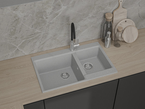 Изображение товара Мойка кухонная GranFest GF-LV-780K (серый)