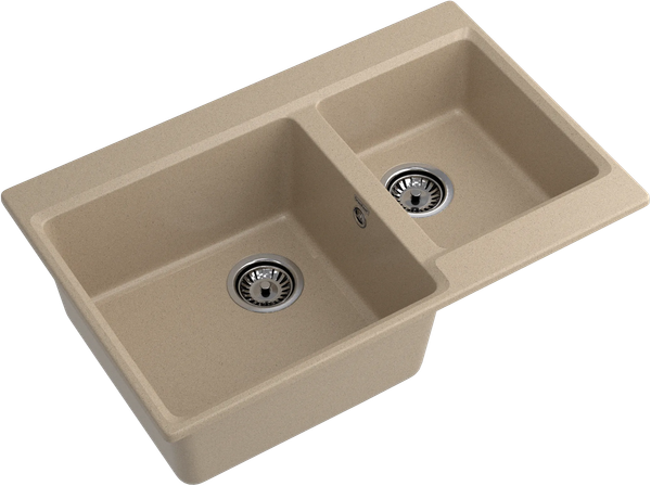 Изображение товара Мойка кухонная GranFest GF-LV-780K (песочный)