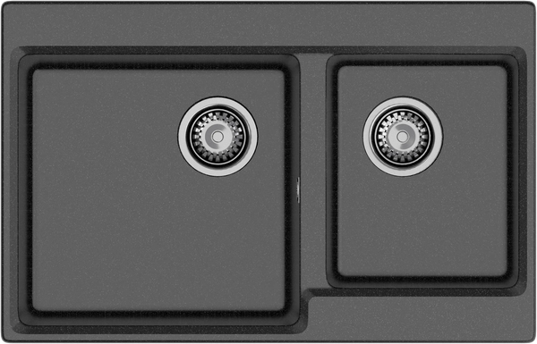 Изображение товара Мойка кухонная GranFest GF-LV-780K (черный)