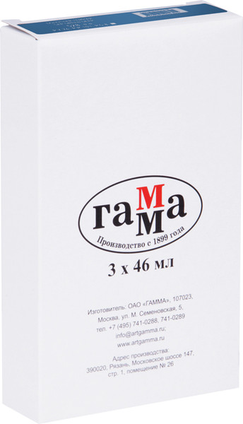 Изображение товара Масляная краска ГАММА Студия / 0.00.А046.513 (46мл, церулеум)