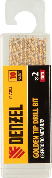 Изображение товара Набор сверл Denzel 717203 (10шт)
