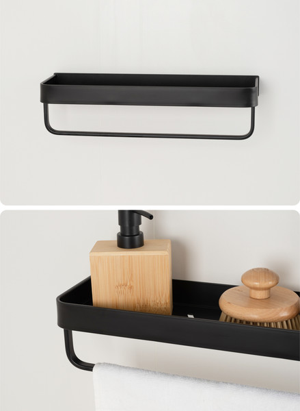 Изображение товара Полка для ванной FORA Axe FOR-AXE033BL (черный)