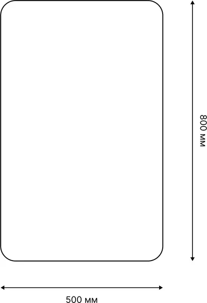 Изображение товара Коврик для ванной FORA Wavy FOR-WAVY50-80DG (темно-серый)