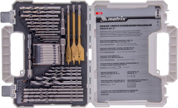 Изображение товара Набор сверл Matrix 725650 (50шт)
