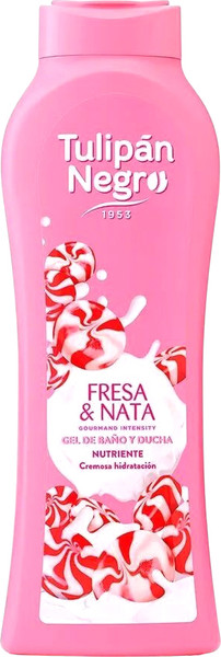 Изображение товара Гель для душа Tulipan Negro Fresa&Nata Клубника и Сливки (650мл)