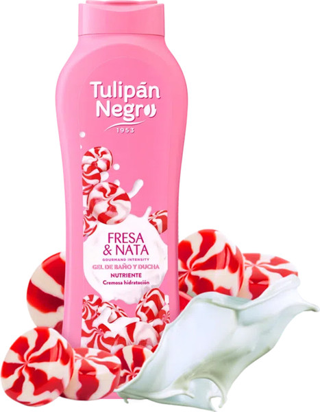 Изображение товара Гель для душа Tulipan Negro Fresa&Nata Клубника и Сливки (650мл)