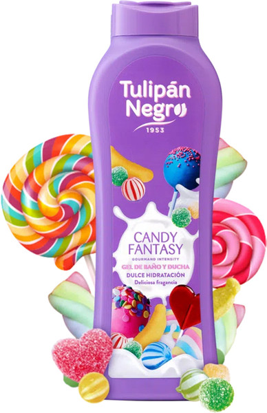 Изображение товара Гель для душа Tulipan Negro Candy Fantasy Конфетная фантазия (650мл)
