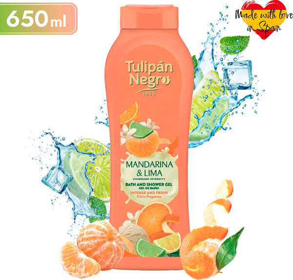 Изображение товара Гель для душа Tulipan Negro Mandarina&Lima Мандарин и Лайм (650мл)
