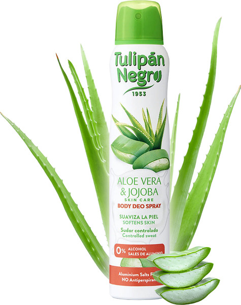 Изображение товара Дезодорант-спрей Tulipan Negro Aloe Vera & Jojoba (200мл)