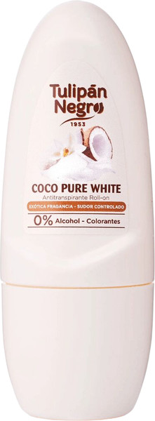 Изображение товара Антиперспирант шариковый Tulipan Negro Coco Pure White (50мл)