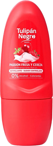 Изображение товара Антиперспирант шариковый Tulipan Negro Passion Fresa Y Cereza (50мл)
