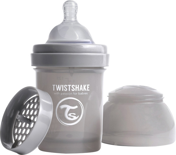 Изображение товара Бутылочка для кормления Twistshake Антиколиковая 79088 (125мл, пастельный серый)