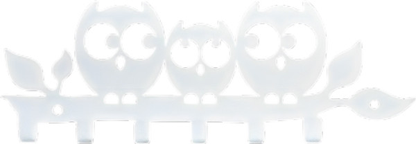 Изображение товара Ключница настенная KN Совушки 2  (белый)