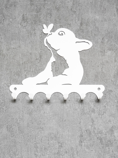 Изображение товара Ключница настенная KN Собака 2 (белый)