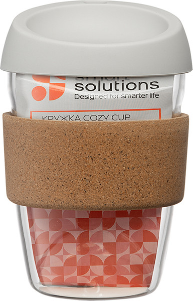 Изображение товара Многоразовый стакан Smart Solutions Cozy Cup / SS0000230 (светло-серый)