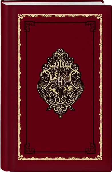 Изображение товара Записная книжка Бомбора Гарри Поттер. Хогвартс+стикеры и значки / 9785041991784 (красный)