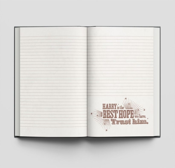 Изображение товара Записная книжка Бомбора Гарри Поттер. Хогвартс+стикеры и значки / 9785041991739 (черный)