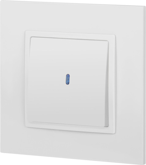 Изображение товара Выключатель ЭРА Elegance 14-1102-01М / Б0065783 (белый матовый)