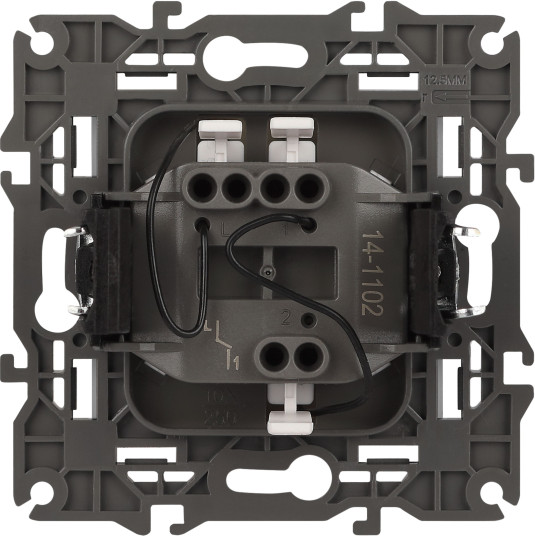 Изображение товара Выключатель ЭРА Elegance 14-1102-01М / Б0065783 (белый матовый)