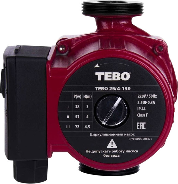 Изображение товара Циркуляционный насос TEBO 25/4-130
