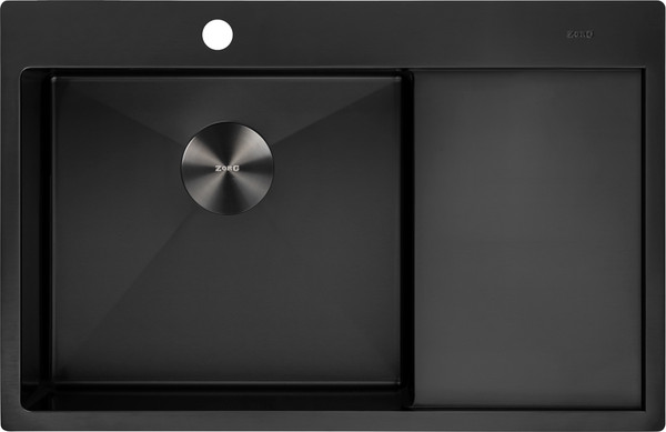 Изображение товара Мойка кухонная ZORG ZRN 5080 Premium L PVD Gunblack
