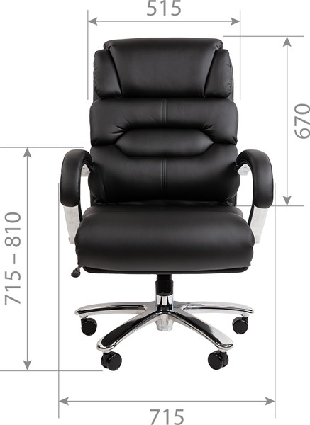 Изображение товара Кресло офисное Chairman 409 (экопремиум черный)
