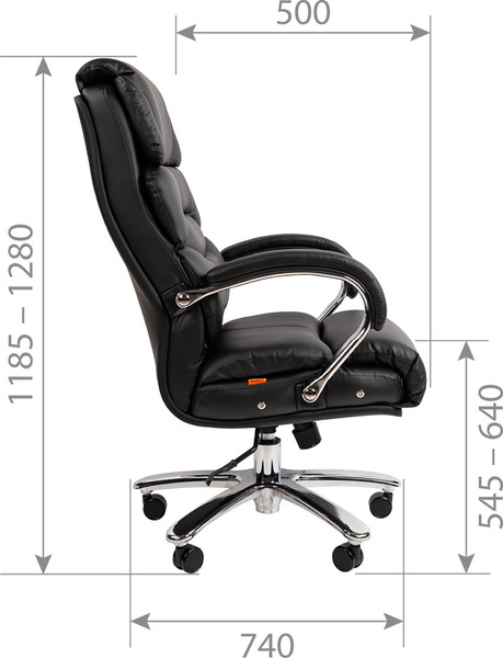 Изображение товара Кресло офисное Chairman 409 (экопремиум черный)