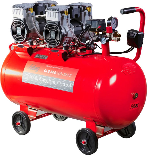 Изображение товара Воздушный компрессор Fubag OLS 500/100 CM2х2 / 646075