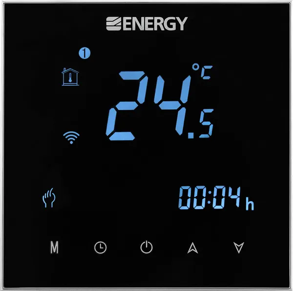 Изображение товара Терморегулятор для теплого пола ENERGY BHT-2000 с Wi-Fi (черный)