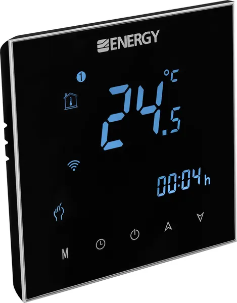 Изображение товара Терморегулятор для теплого пола ENERGY BHT-2000 с Wi-Fi (черный)