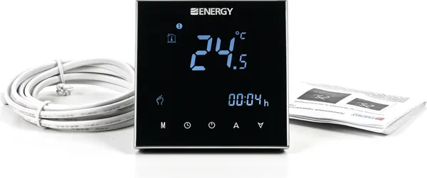 Изображение товара Терморегулятор для теплого пола ENERGY BHT-2000 с Wi-Fi (черный)