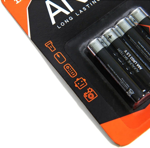 Изображение товара Комплект батареек ANSA 1.5 V LR03/BL-4 (AAA) (4шт)