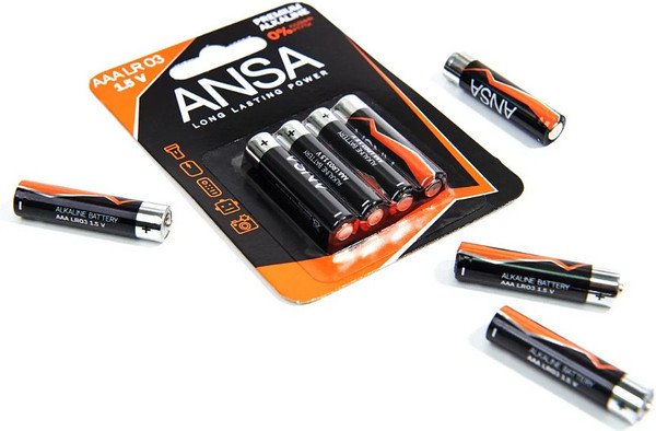 Изображение товара Комплект батареек ANSA 1.5 V LR03/BL-4 (AAA) (4шт)