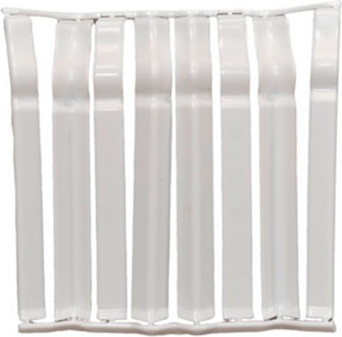 Изображение товара Набор фурнитуры для плинтуса Ideal Дюра фигурный 001 Белый (80мм, 8шт, флоупак)