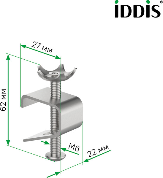 Изображение товара Монтажный комплект для сантехники IDDIS Optima Home 003M006i77 (6шт)