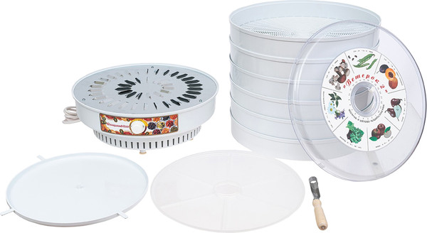 Изображение товара Сушилка для овощей и фруктов Ветерок 2 Люкс (в гофротаре, 6 сит + 2 поддона для пастилы)