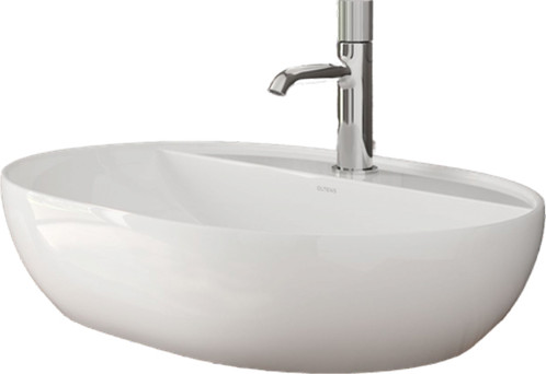 Изображение товара Умывальник Oltens Hamnes Thin 62x42см / 41314000 (белый)