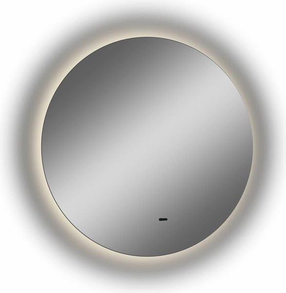 Изображение товара Зеркало Континент Ajour Led D 100 (бесконтактный сенсор, ореольная теплая подсветка)