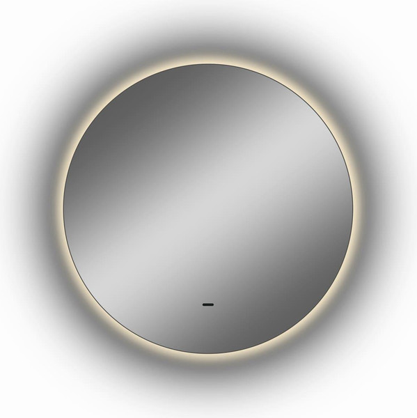 Изображение товара Зеркало Континент Ajour Led D 100 (бесконтактный сенсор, ореольная теплая подсветка)