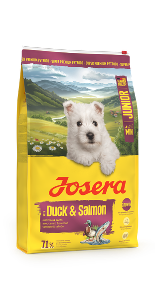 Изображение товара Сухой корм для собак Josera MiniJunior with Duck&Salmon Junior Adult Mini (10кг)