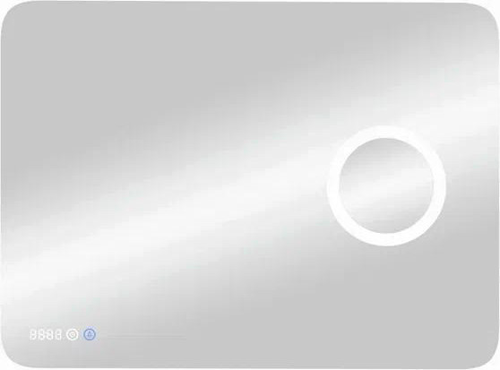Изображение товара Зеркало Континент Bliss LED 100х70 (с увеличительным зеркалом и часами)